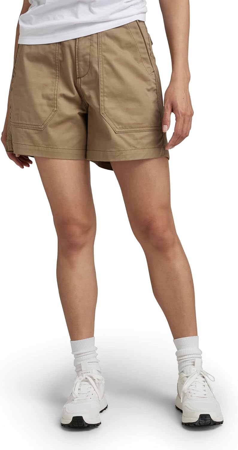 G-STAR RAW Damen 3D Fatigue Shorts 24W Braun (Dk Toggee D21101-d310-5787), 24W Braun (Dk Toggee D211