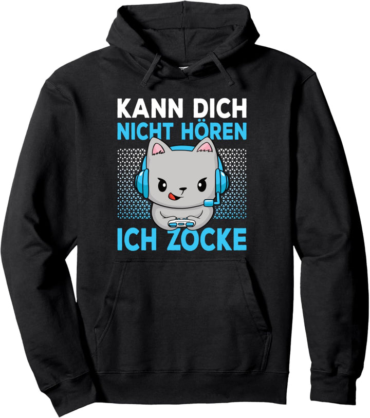Kann Dich Nicht Hören Ich Zocke Gaming Gamer Konsole Zocker Pullover Hoodie