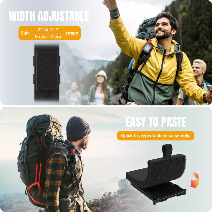 TUSITA Rucksack Halterung Zubehör Kompatibel mit Garmin inReach Mini 3 / Plus Satelliten Kommunikati