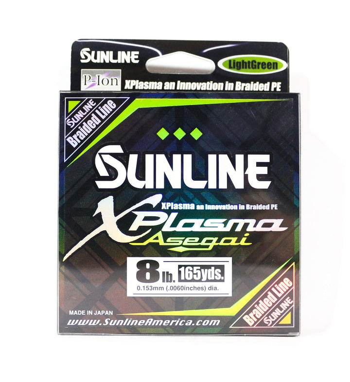 Sunline 63043200 Xplasma Asegai, hellgrün, 3,6 kg Test/165 YD