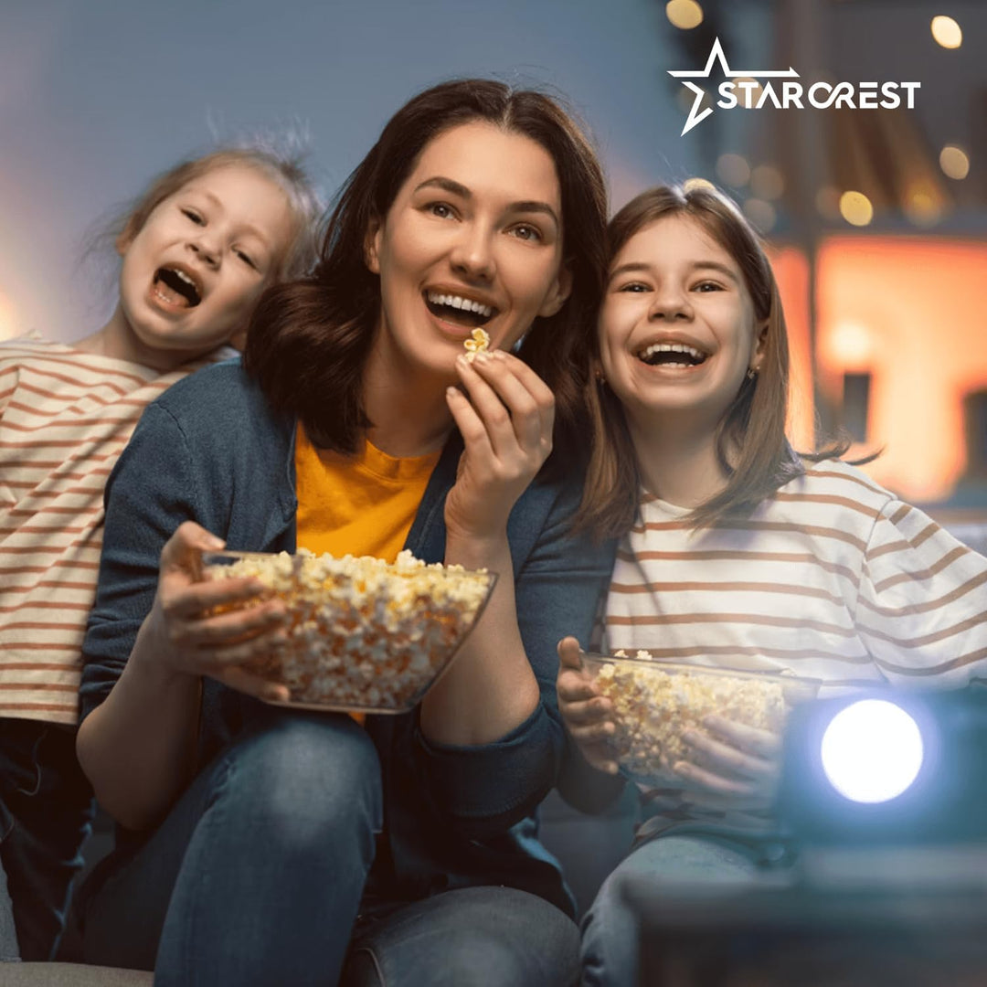 STARCREST Popcorn-Maker Popcornmaschine für Zuhause, Heimkino Popcornautomat, mini Popcorn Maschine
