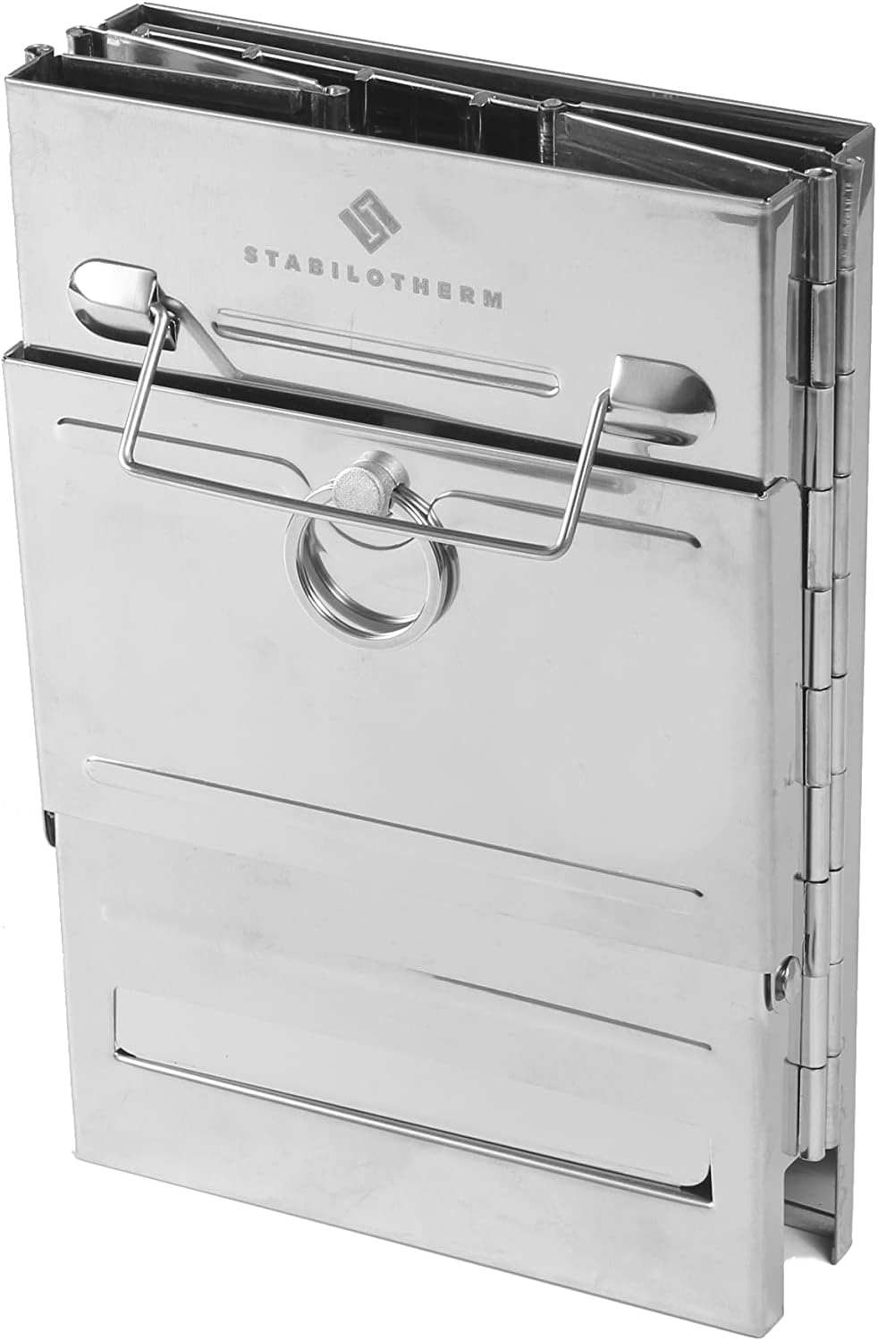 STABILOTHERM Edelstahl Holzkohle-Grill Camping Outddor faltbar | mobiler Grill Camping-Grill Outdoor