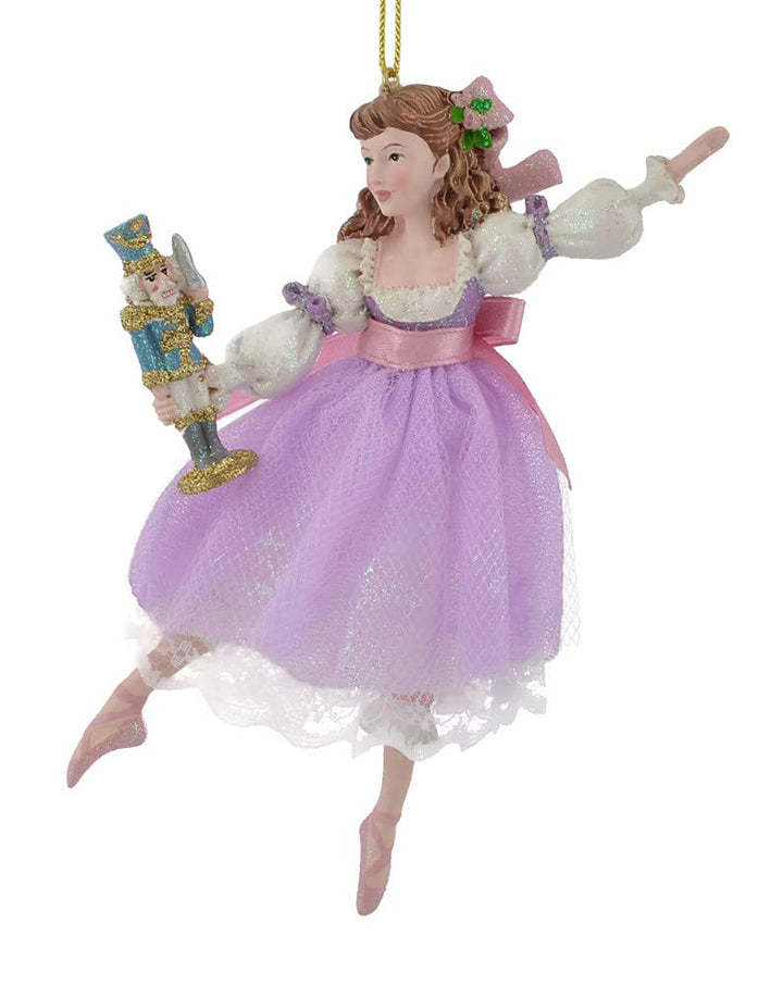 Nutcracker Suite Clara Christmas Tree Ornament 6 Inch C7654C New