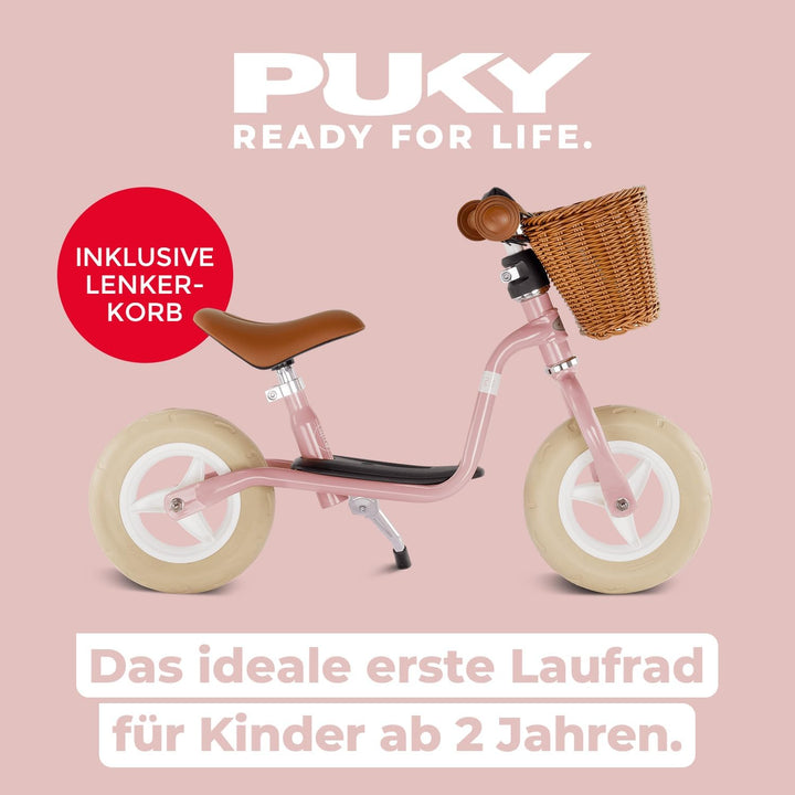 PUKY LR M Classic | sicheres und stylisches Laufrad | Lenker &amp; Sattel höhenverstellbar | rutschfeste