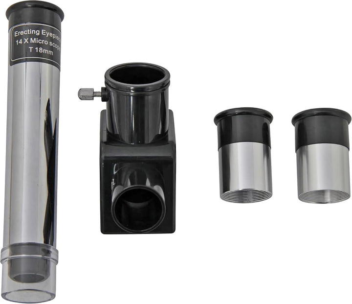 Zoomion Spaceboy 50/500 AZ astronomisches Teleskop Fernrohr für Kinder und Einsteiger Astronomie Set