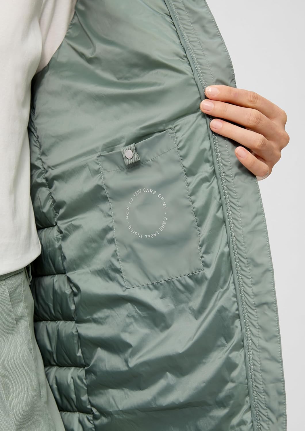 s.Oliver Damen Outdoor Weste 46 Grün, 46 Grün