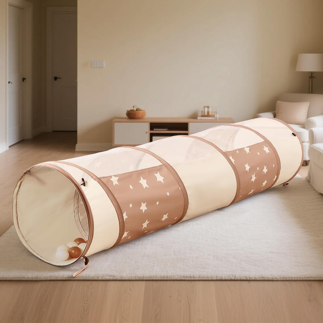 Sumbababy Pop up Spieltunnel für Kinder Indoor: 175×46cm Outdoor Klappbares Tunnel für Kinder Motori