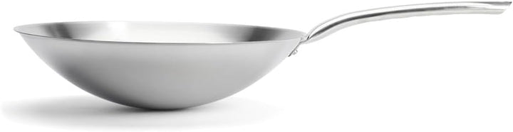DE BUYER Wok, Edelstahl, Silber, 10 cm