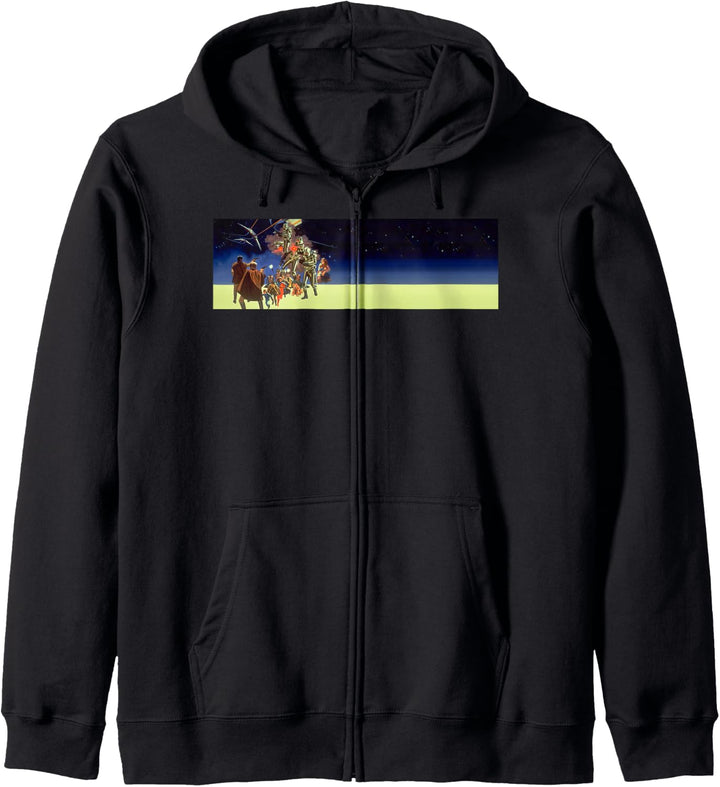 Battlestar Galactica Retro Stripe Kapuzenjacke