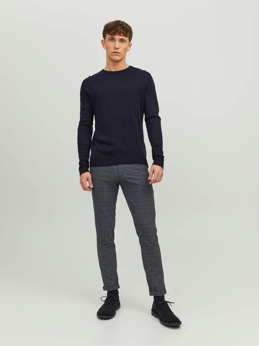 JACK & JONES Herren Jjimarco Jjstuart Akm 1049 Sky Cap Noos Hose 27W / 32L Schwarz, 27W / 32L Schwar