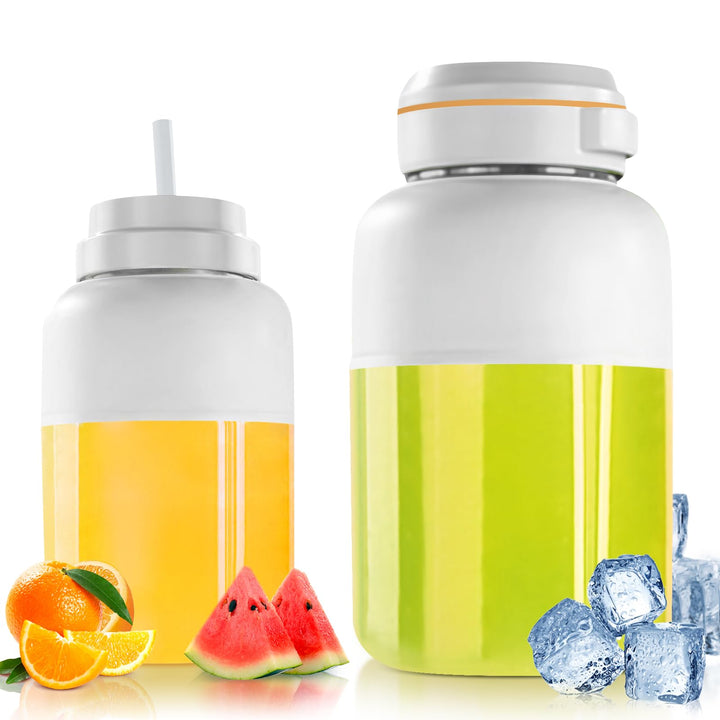 Fruchtsaftmaschine, Ice Cream-Maschine mit 1,2-Liter-Mischbehälter, eingebauter Batterie-Mixer mit 1