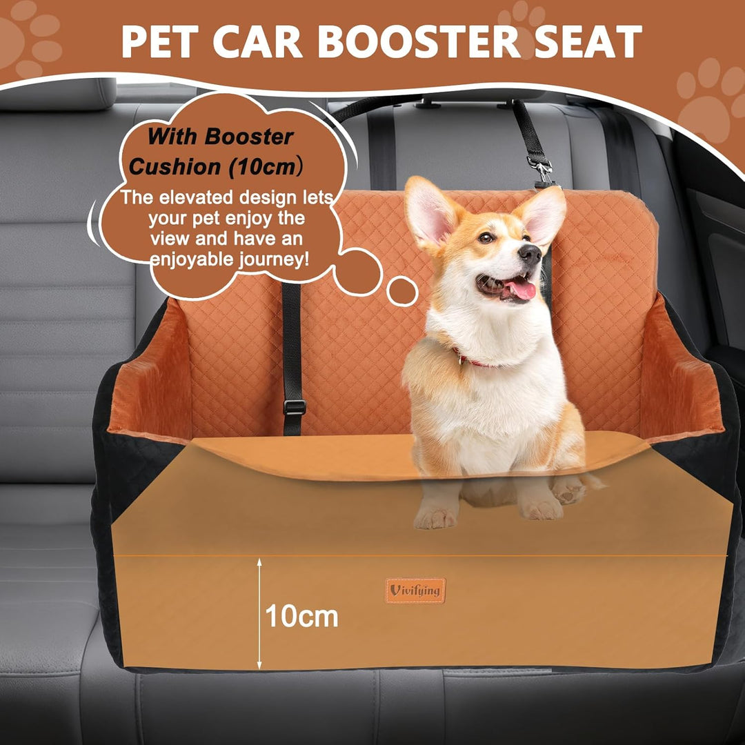 Vivifying Hunde Autositz Rückbank, mittelgrosse/grosse oder 2 kleine Hunde