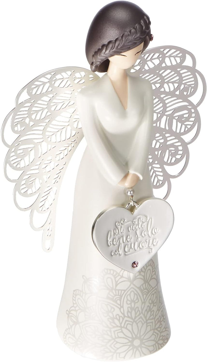 You are an angel ALF007I Angelo mit Termin, Harz, Mehrfarbig, 17 cm, ALF007I