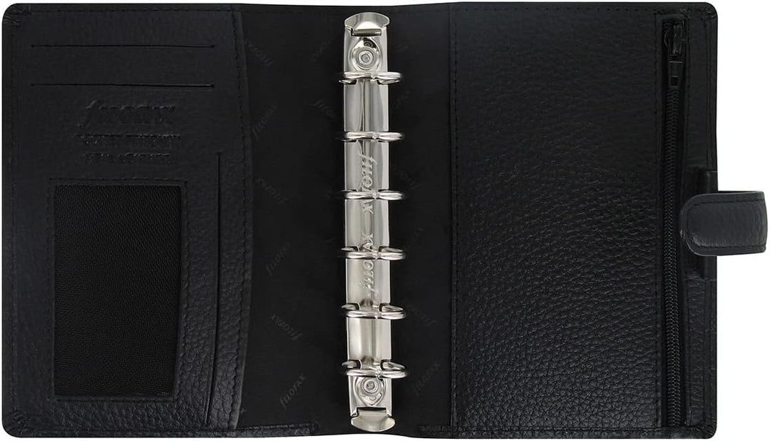 Filofax Pocket Finsbury Black Organizer 2022 schwarz Single, schwarz Single