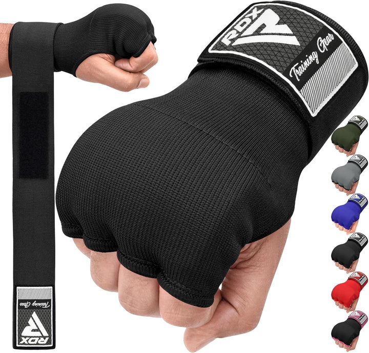 RDX Gel Innenhandschuhe Boxen MMA Muay Thai Training, Elastisch Boxbandagen 100cm Lang Handgelenkban