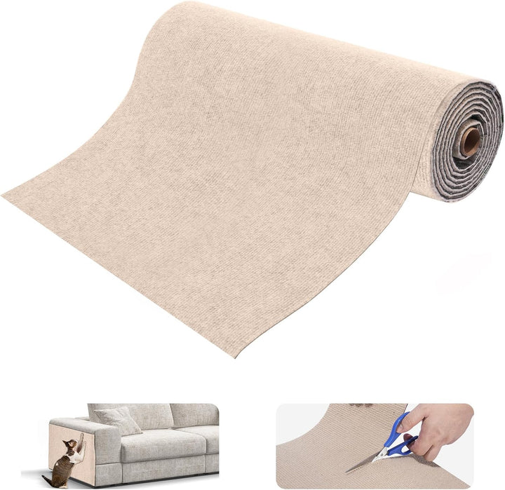 Selbstklebende Kratzschutzmatte für Sofa & Wand, 40x200 cm kratzschutz Sofa Katze - Trimmbarer Schut