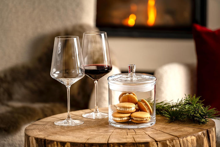 LEONARDO HOME PUCCINI Weinglas, Glas, klar, 6 Stück (1er Pack), 6 Rotweingläser 750 ml, Rotweingläse