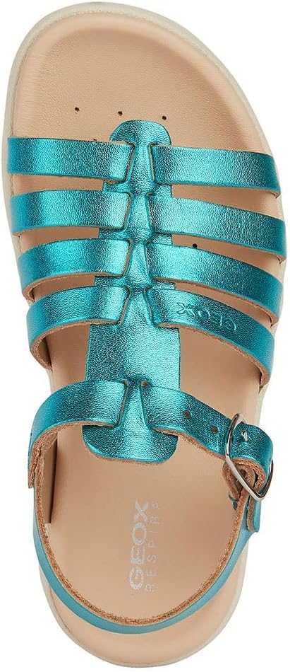 Geox J Sandal Soleima Gir Mädchen Sandal 24 EU Emerald, 24 EU Emerald