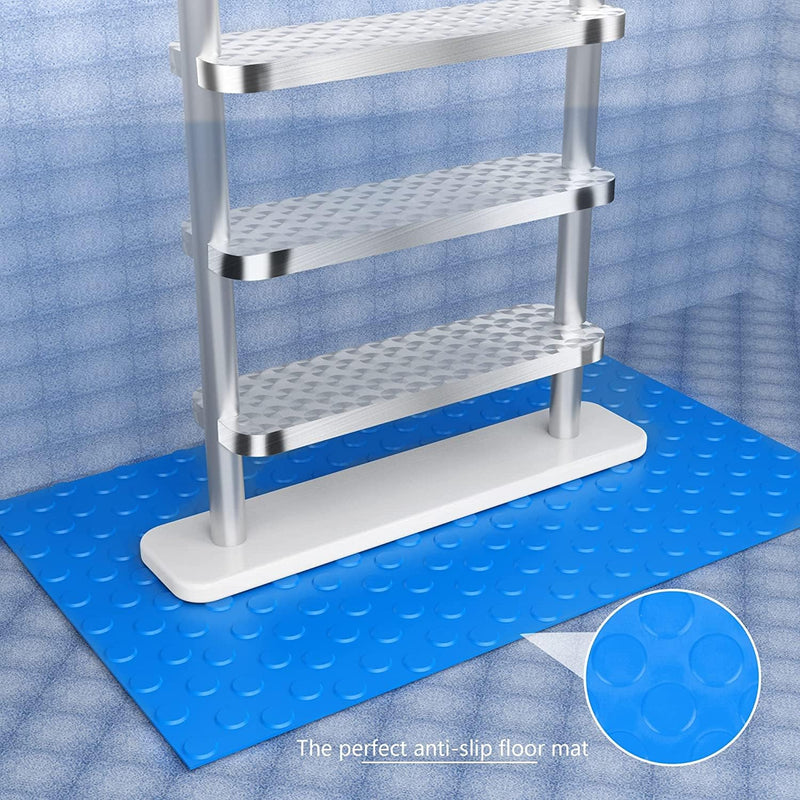 90x40CM Schwimmbadleitermatte,Gross Pool schutzmatte,Anti Rutsch Leitermatte für Schwimmbäder,Schutz