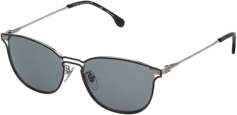 Lozza Unisex S0353777 Sonnenbrille, Silber, 55 mm