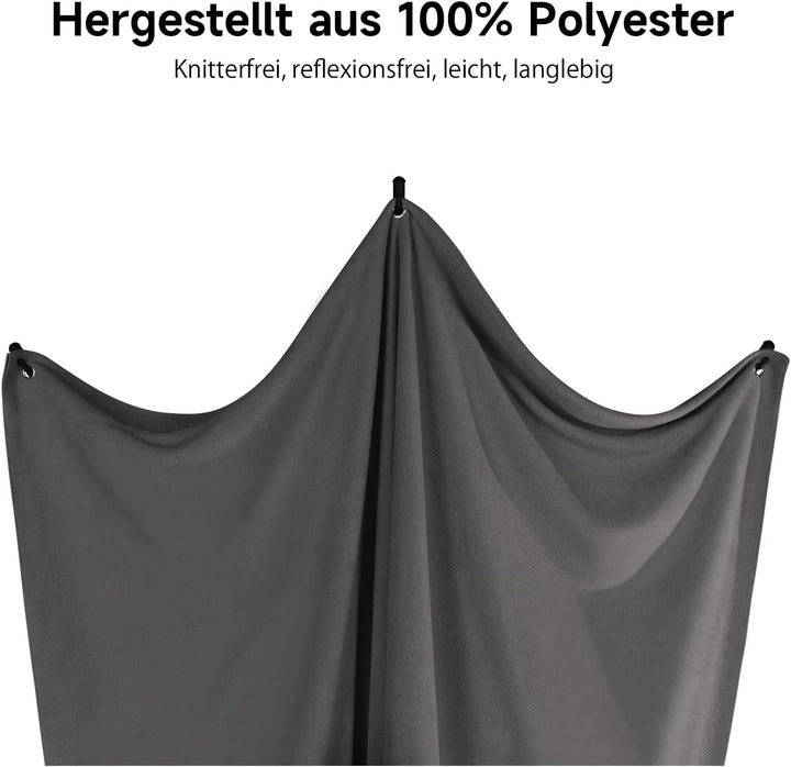 Rollei Hintergrund 300 x 150 cm für das Rollei X-Drop Hintergrund-System; perfekt für Ganzkörper-Auf