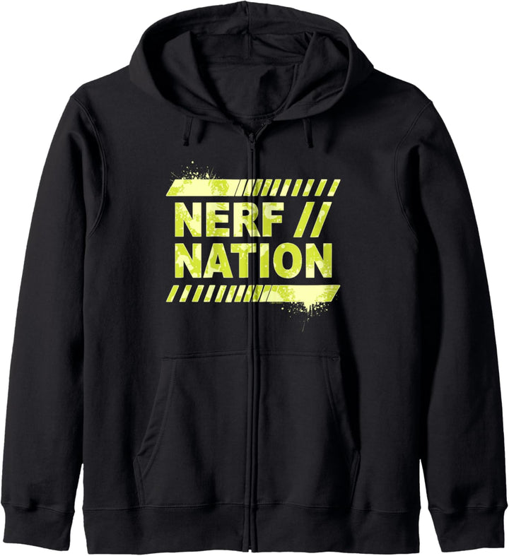 Nerf Nation Neon Splatter Kapuzenjacke