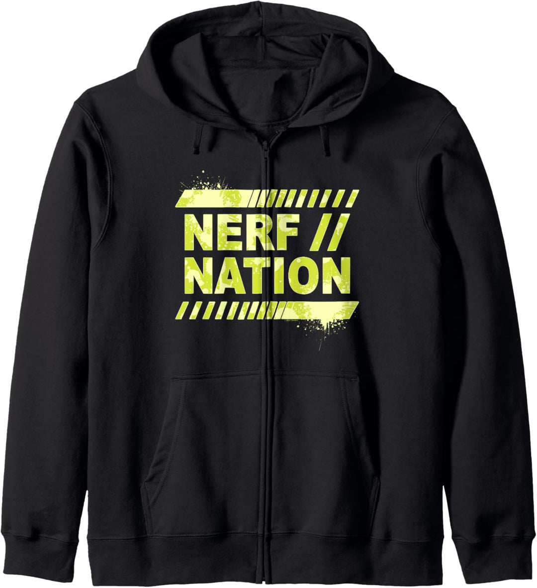 Nerf Nation Neon Splatter Kapuzenjacke