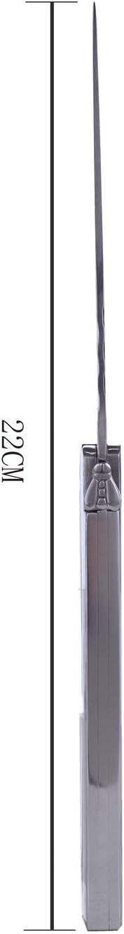 LAGUIOLE - Set mit 6 Design-Tischmessern - Edelstahl, Zebra-Holzgriff - Schlankes Design für einen t