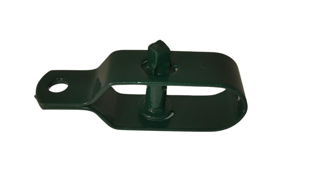NRV-Outdoorbedarf Drahtspanner, grün kunststoffbeschichtet, 90 mm (50 Stück, Grün, Grösse 90 mm, 77
