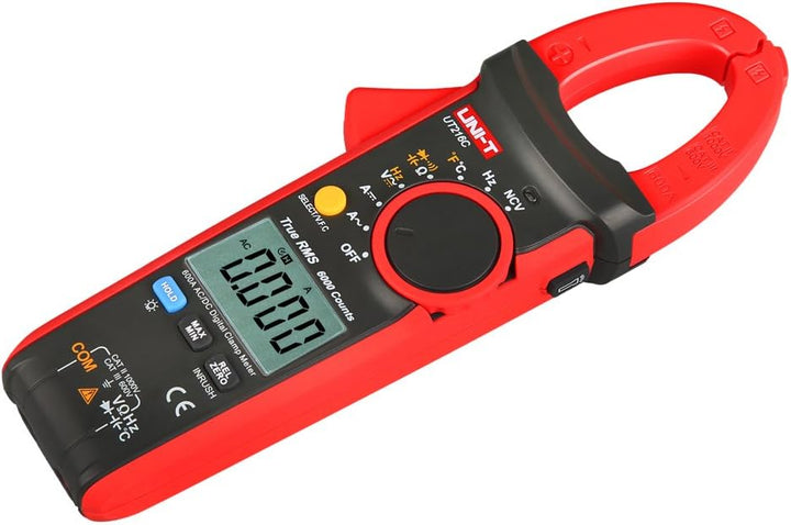 UNI-T UT216C True RMS 600A Digitale Strommesszange Voltmeter Amperemeter Auto Range Tester Single, S