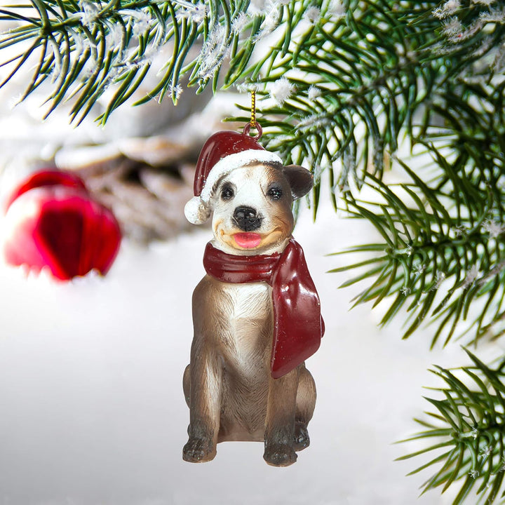Christmas Ornaments - Weihnachten Pitbull Ferienhundeornamente Pitbull Terrier, Pitbull Terrier