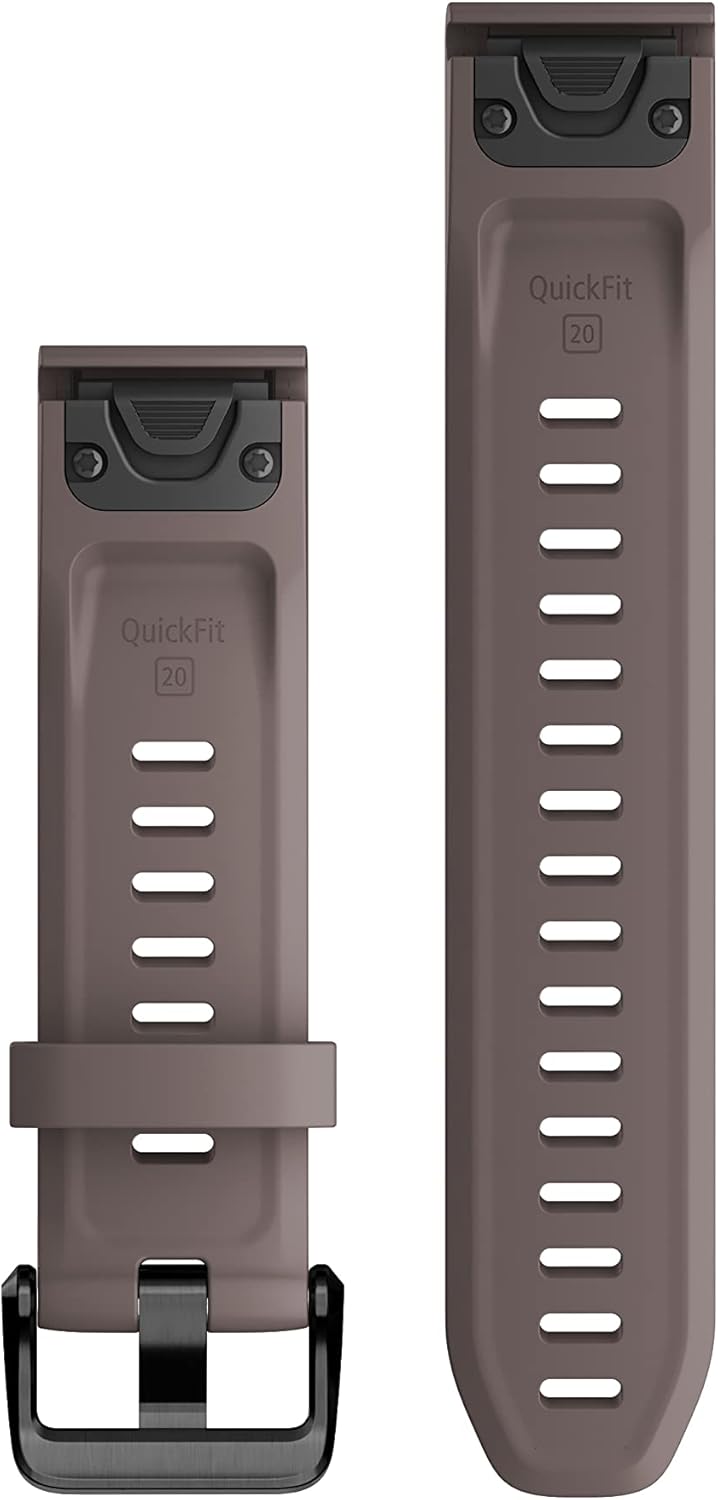 Garmin Quickfit Armband, 20mm Silikon Dunkelgrau 125-220 mm, Silikon Dunkelgrau 125-220 mm