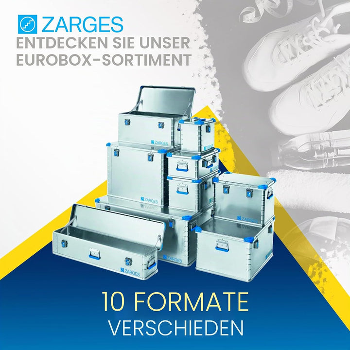Relags Box Zarges Eurobox - 239 Liter, Silber, 240 L, 407060 240 Liter, 240 Liter