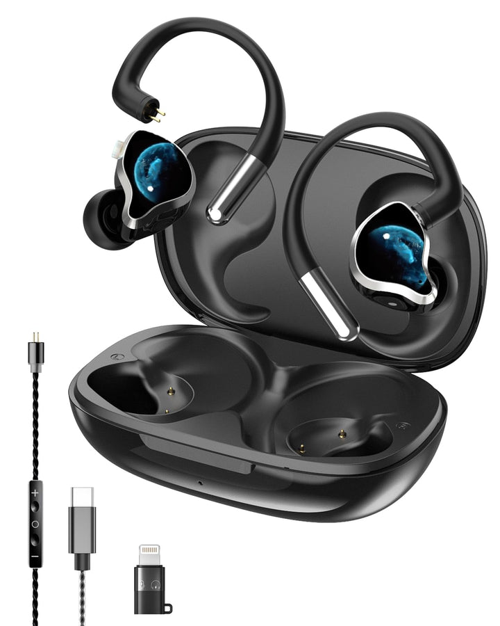 NE81 Dual-Mode In Ear Kopfhörer Kabellos Bluetooth 6.0 + Kabelgebunden mit Type-C, Soundkarte mit 6