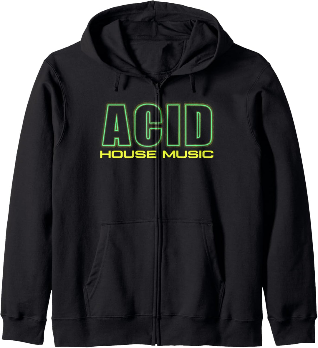 Acid House Music Techno DJ Rave Party EDM Festival Kapuzenjacke