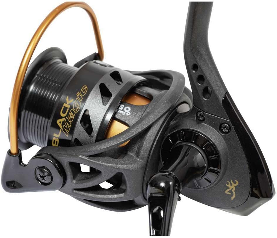 Browning Black Magic MSF Angelrolle Feederrolle Frontbremsrolle zum Feederangeln mit Bremskraft bis