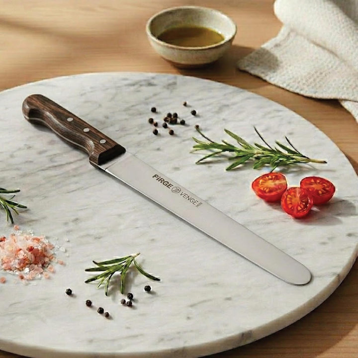 Pirge Sultan Pro Dönermesser 36 cm Breit - Aufschnittmesser - Schärfstes Döner Langmesser - Schneide