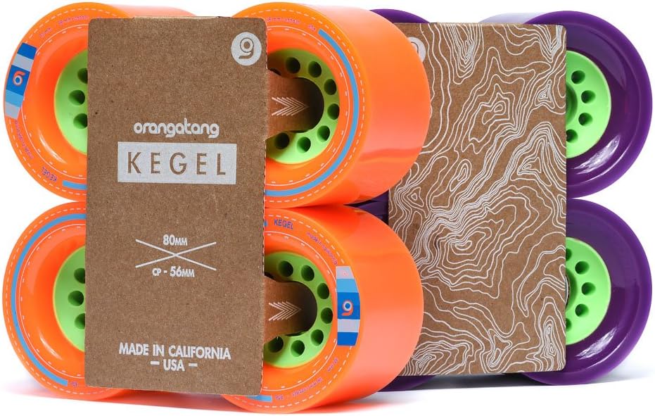 Orangatang Longboard Räder Kegel 80mm 83a Rollen uni, uni
