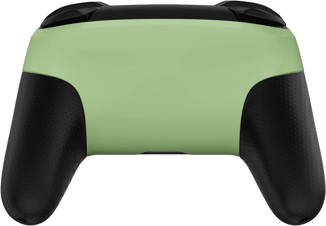 eXtremeRate Ersatz Grips Case Cover kompatibel mit Nintendo Switch Pro Controller, Custom Matt Front