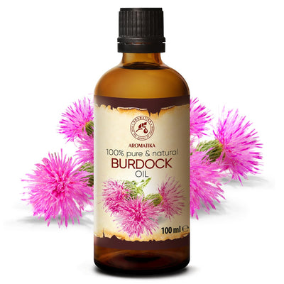 Klettenwurzel Öl 100ml - Rein Klettenwurzelöl - Arctium Lappa Wurzel - Klettenöl - Bestes Kuröl und