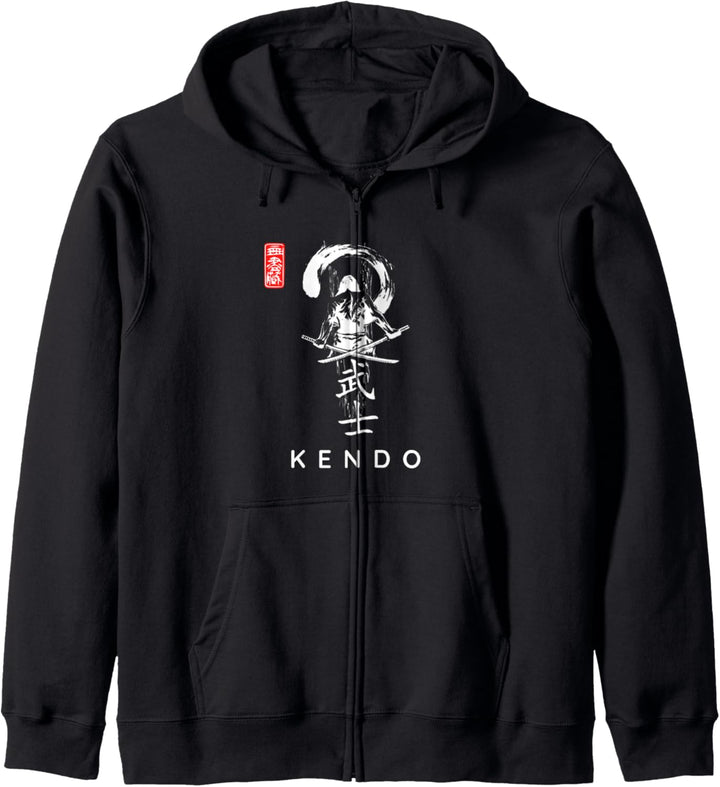 Kendo Anfänger-Kalligraphie-Schrift Klassisches Kendo-Design Kapuzenjacke