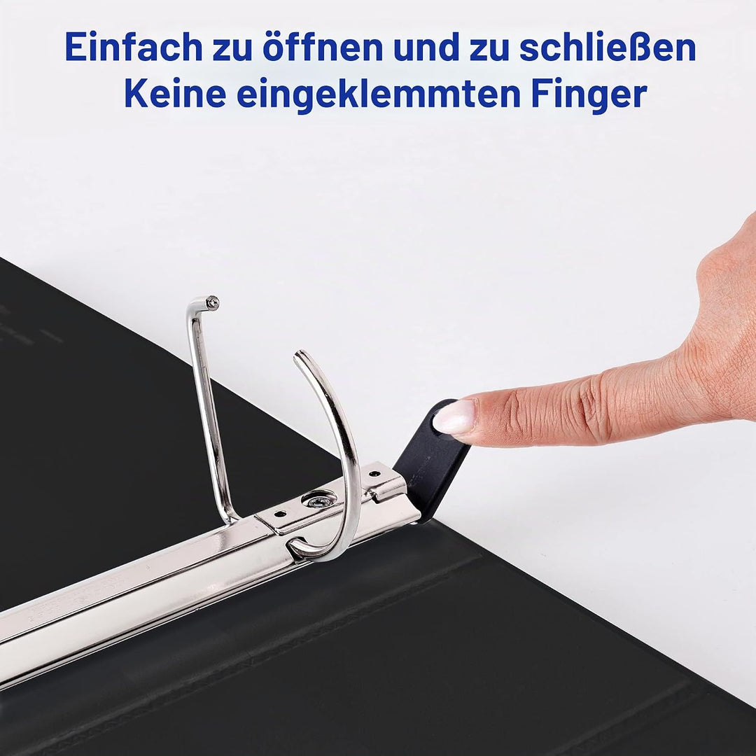 Avery Robustes 3-Ringbuch, 5,1 cm, schräge Ringe, für 21,6 x 27,9 cm Papier, 1 weisser Ordner (05504