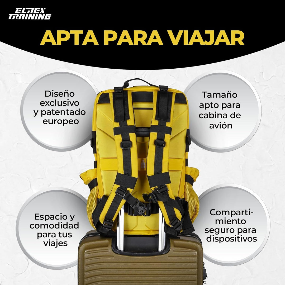 ELITRAINX ELITEX TRAINING Militär-Rucksack, 45 l, wasserdicht, Sport, Flugzeugkabine, CrossTraining,