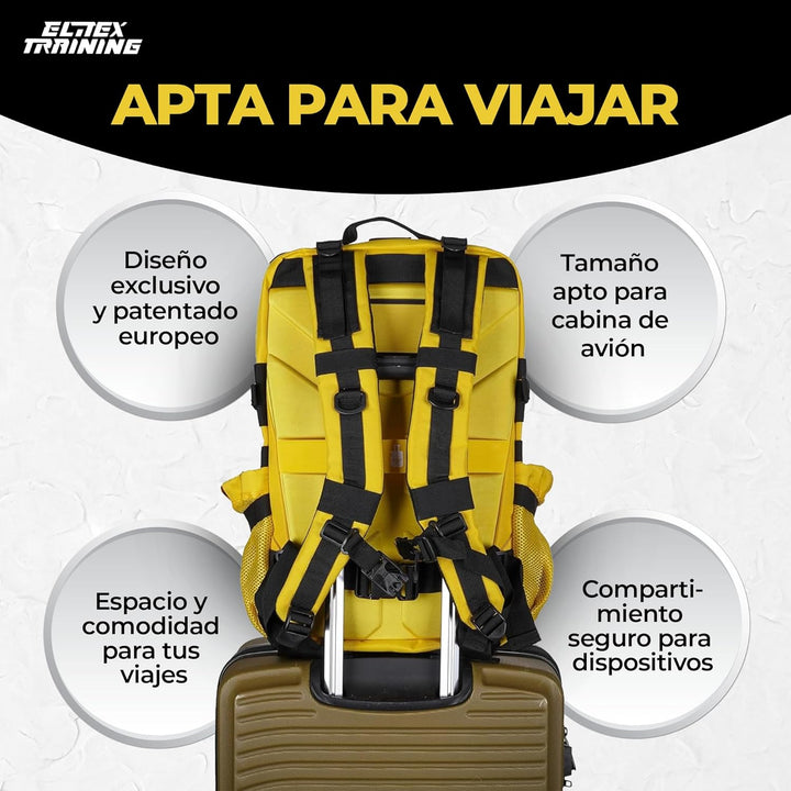ELITRAINX ELITEX TRAINING Militär-Rucksack, 45 l, wasserdicht, Sport, Flugzeugkabine, CrossTraining,