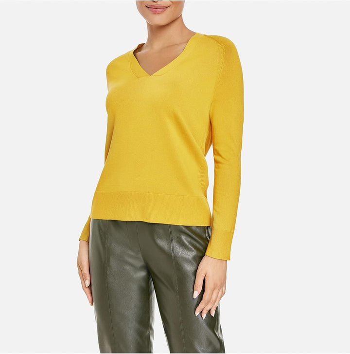 Gerry Weber Damen Pullover 42 Mustard, 42 Mustard