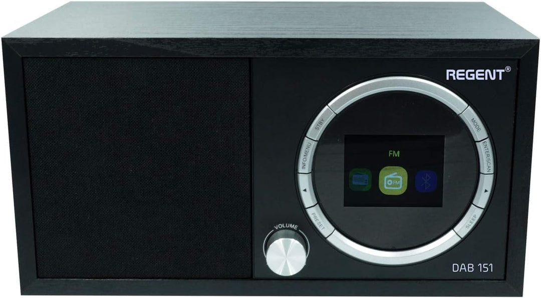 Ferguson Regent Dab+151 Digitalradio DAB Plus Radio mit Bluetooth Lautsprecher FM/DAB/DAB+ Radio UKW