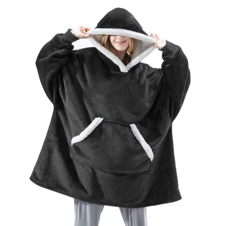 Shamdon Home Collection Oversize Hoodie Decke Damen, Unisex Kapuzenpullover, Riesen-Sweatshirt, Supe