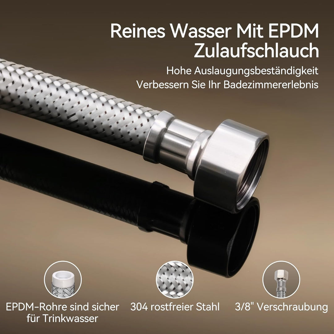 ALPHA HOME Bad Wasserhahn Einhebelmischer Mischbatterie Badarmatur Waschtischarmatur Waschbeckenarma