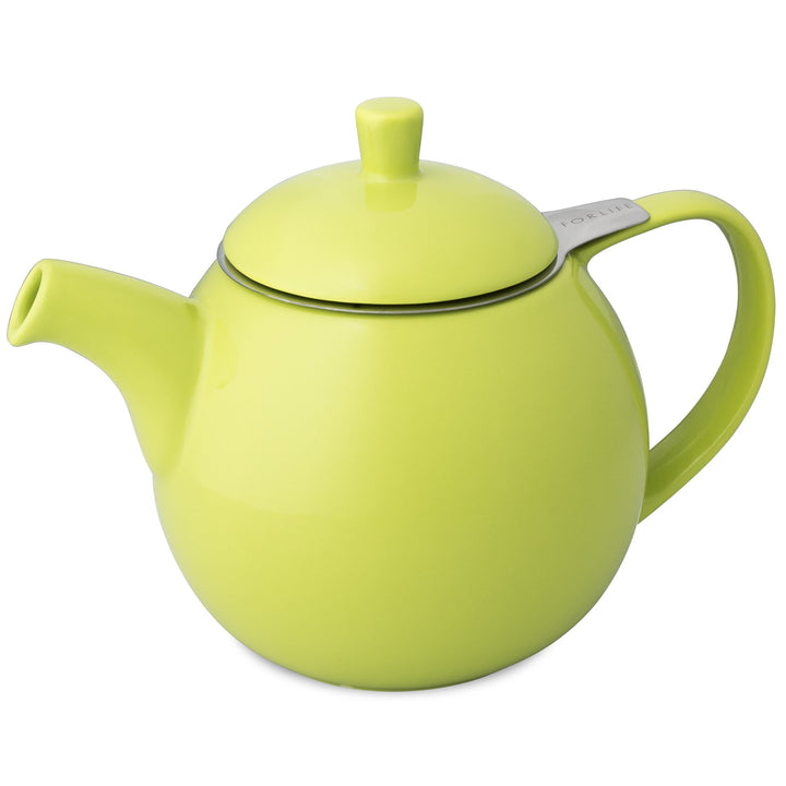 FORLIFE Curve Teekanne mit Teesieb, 625 ml 24-Ounce / 710 ml lime, Lime
