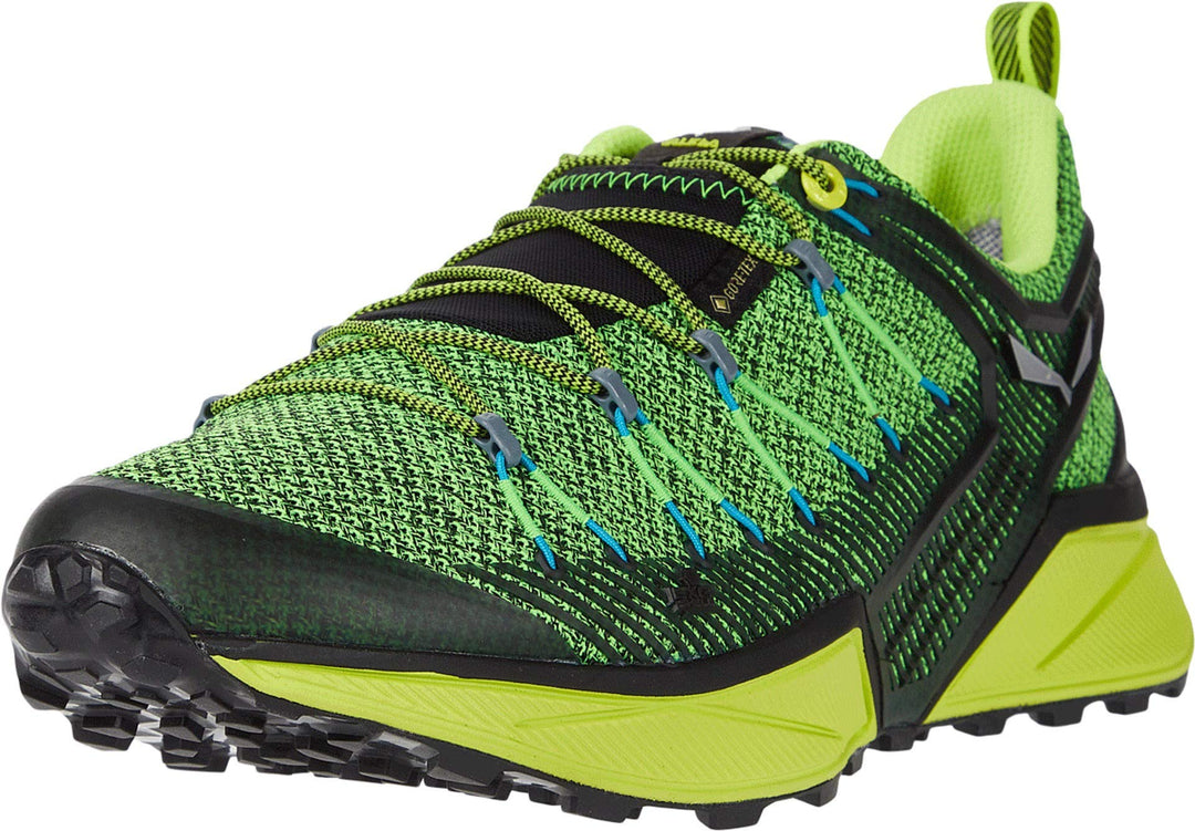 Salewa Dropline Gore-Tex Herren Speed Hiking Schuhe, 43 EU Black Out Blue Danube